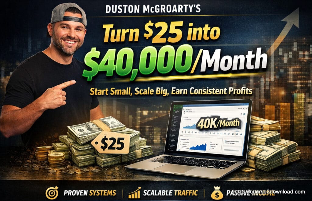 Duston McGroarty Turn $25 into $40000 Month