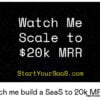 Alex Berman – Watch Me Build A SaaS To 20k MRR