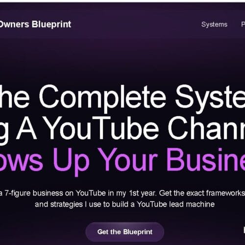 YouTube For Business Owners Blueprint by Kallaway